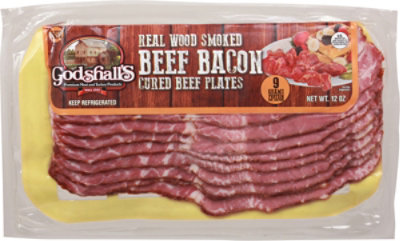 Godshalls Beef Bacon 12 OZ acmemarkets