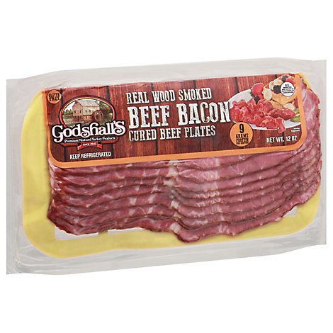 Godshalls Beef Bacon - 12 OZ