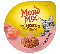 Meow Mix Cat Food Tender Favorites With Real Salmon & Crab Meat - 2.75 OZ