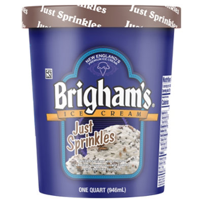 Brigham's Just Sprinkles Ice Cream - 1 Quart - Image 3