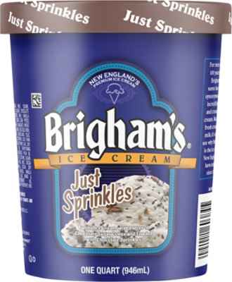 Brigham's Just Sprinkles Ice Cream - 1 Quart - Image 6