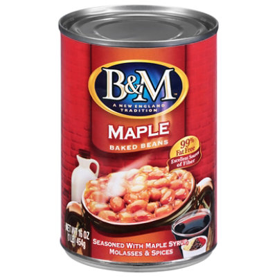 B&m Maple Flavored Baked Beans Canned 16oz - 16 OZ - Image 1