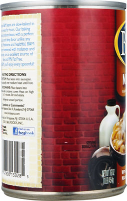 B&m Maple Flavored Baked Beans Canned 16oz - 16 OZ - Image 3