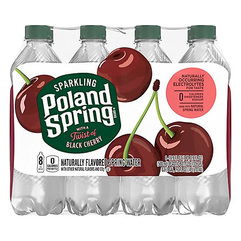 Poland Spring Sparkling Black Cherry - 8-16.9 FZ