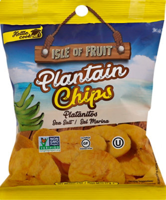 Isle Of Fruit Chips Plantain Kettle Cooked Sea Salt - 2.5 Oz - Image 2