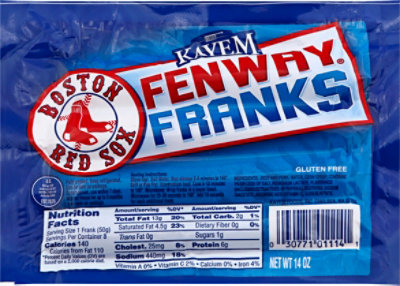 Kayem Franks Meat Fenway - 14 OZ - Image 2