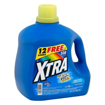 Xtra Liquid Laundry Detergent Oxi Clean 192 FZ Safeway