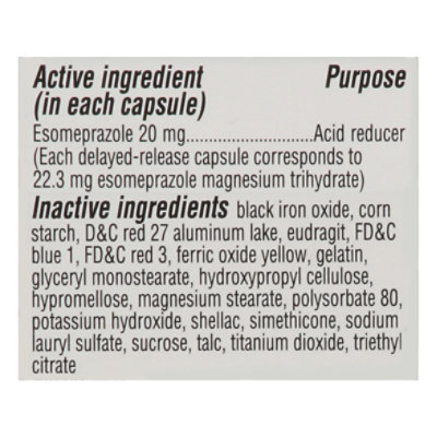 Signature Care Esomeprazole Acid Reducer Mini Cap - 14 CT - Image 3
