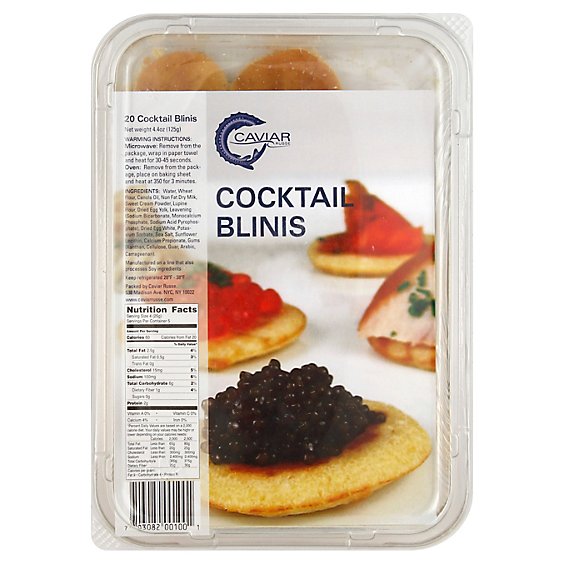 Caviar Blini - 4.4 OZ