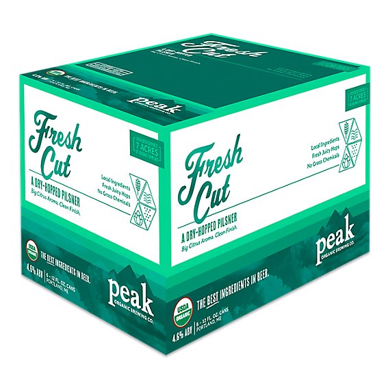 Peak Fresh Cut Pilsner In Cans - 6-12 FZ