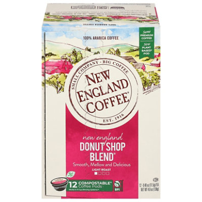 New England Coffee Donut Shop Blend Single Serve - 12 CT - Image 3