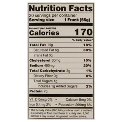 Mckenzie Natural Casing Franks Box - 40 OZ - Image 3