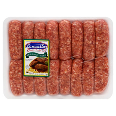 Lancaster Mild Italian Sausage - 48 OZ - Image 3