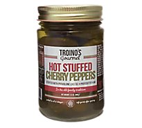 Hot Stuffed Cherry Peppers - 12 OZ