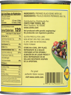 Cento Black Beans - 19 Oz - Image 6