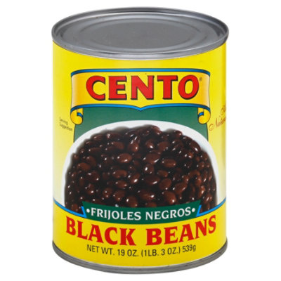 Cento Black Beans - 19 Oz