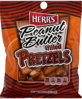 Herrs Peanut Butter Filled Pretzel - 4 OZ - Image 2