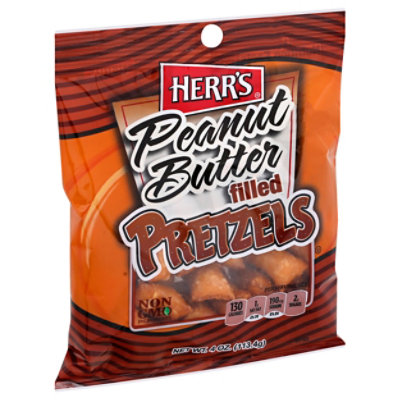 Herrs Peanut Butter Filled Pretzel - 4 OZ - Image 1