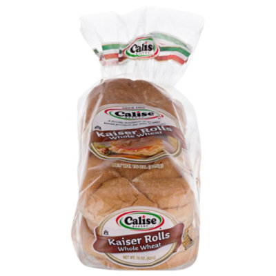 Calise & Sons Whole Wheat Kaiser Rolls - 15 OZ - Image 3