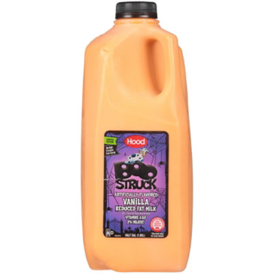 milk⭐ Hood Boo Struck Vanilla Reduced Fat Milk - 64 Oz - shaws