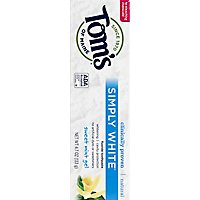 Toms Of Maine Sweet Mint Gel Simply White Toothpaste - 4.7 OZ - Image 3