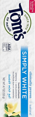 Toms Of Maine Sweet Mint Gel Simply White Toothpaste - 4.7 OZ - Image 3