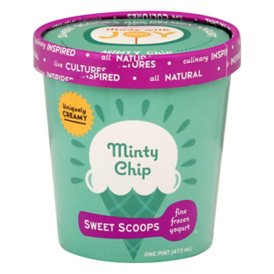 Sweet Scoops Frz Yogurt Mint Chip 16 OZ Albertsons