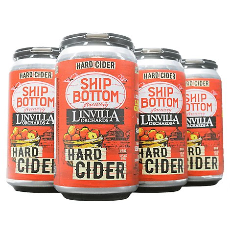 Ship Bottom Linvilla Orchards Hard Cider In Cans - 6-12 FZ