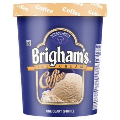 Brigham's Coffee Ice Cream - 1 Quart - Image 3