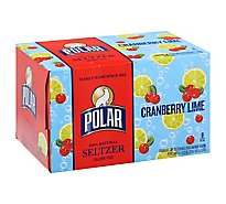 Polar Cran Lime Seltzer Cans - 6-7.5 FZ