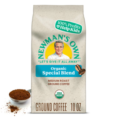 Newman's Own Organic Special Blend Medium Roast Ground Coffee - 10 Oz - Image 1