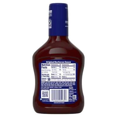 Kraft Original Slow-Simmered Barbecue Sauce Family Size - 28 Oz - Image 4