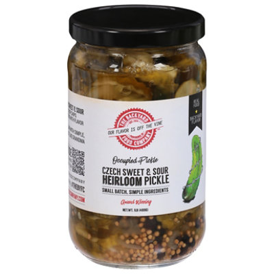 The Backyard Pickle Sweet/sour Cucumber - 16 OZ - Image 1
