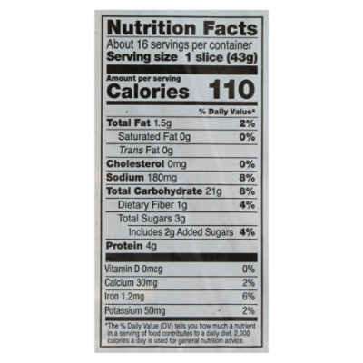 Signature Select Oatmeal Bread - 24 Oz - Image 3