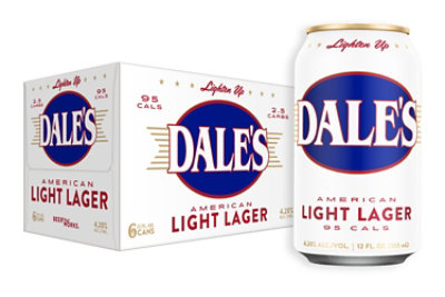 Oskar Blues Dale's American Light Lager In Cans - 6-12 Oz - Image 1