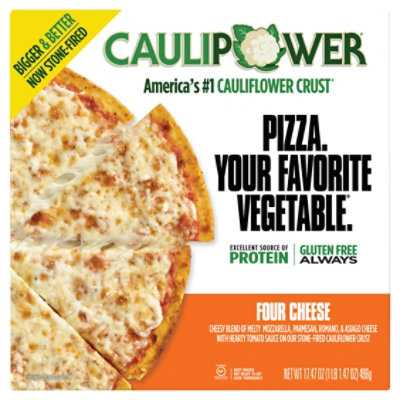 Caulipower Frozen Pizza Four Cheese - 17.5 OZ