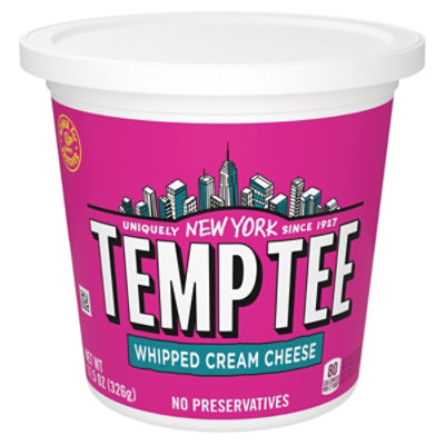 Temp Tee Whipped Cream Cheese Tub - 11.5 Oz