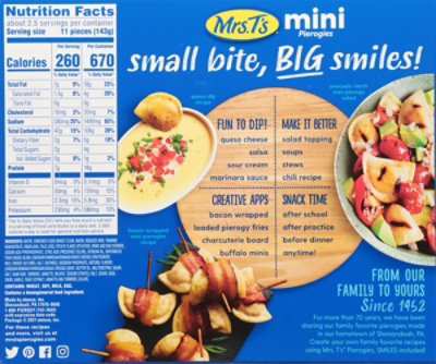 Mrs. T's Four Cheese Medley MINI Pierogies - 28 Count - Image 7