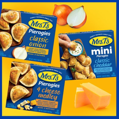 Mrs. T's Four Cheese Medley MINI Pierogies - 28 Count - Image 3