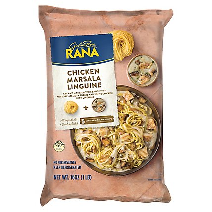 Giovanni Rana Single Serve Chicken Marsala Linguine - 16 Oz. - Image 3