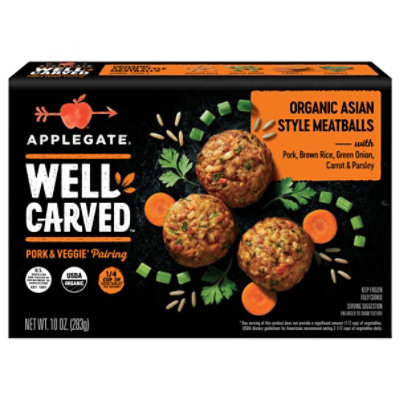 Applegate Organic Asian Style Pork Meatballs - 10 OZ - Image 3