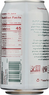 OLIPOP Doctor Goodwin Prebiotic Soda Can - 12 Fl. Oz. - Image 6