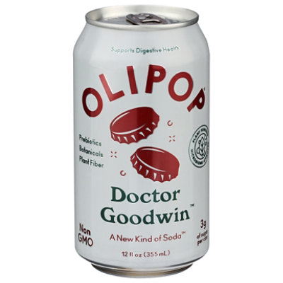 OLIPOP Doctor Goodwin Prebiotic Soda Can - 12 Fl. Oz. - Image 1
