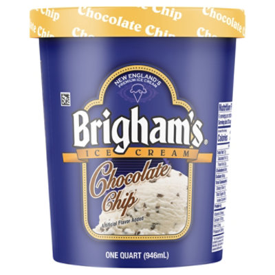 Brigham's Chocolate Chip Ice Cream - 1 Quart - Image 3