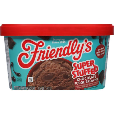 Friendly's Sundae Xtreme Fudge Brownie Frozen Dairy Dessert  - 1.5 Quart - Image 2