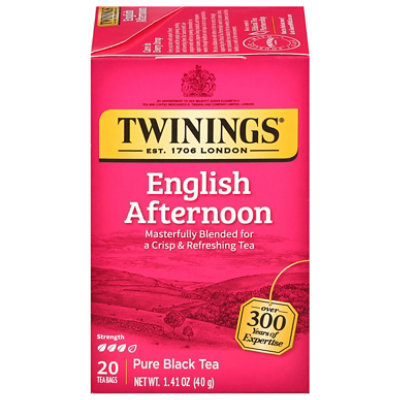 Twinings Of London English Afternoon Black Tea 20ct Bags - 20 CT - Image 3