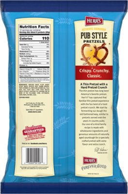 Herrs Pub Style Sourdough Pretzels - 12 OZ - Image 5