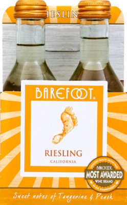 Barefoot Riesling White Wine - 4-187 Ml - Image 3