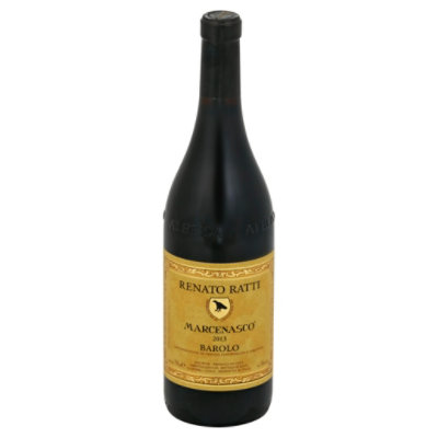 Renato Ratti Barolo Marcenasco Wine - 750 ML - Image 1