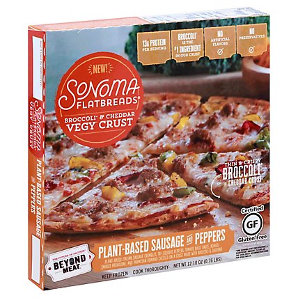Sonoma Pizza Broc Chdr Pb Sa Pep - 12.67 OZ - Image 1